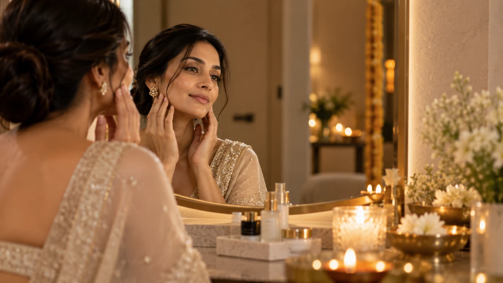 Anti-wrinkle treatment and filler consultation before Diwali at House of Aetheria, Gurugram