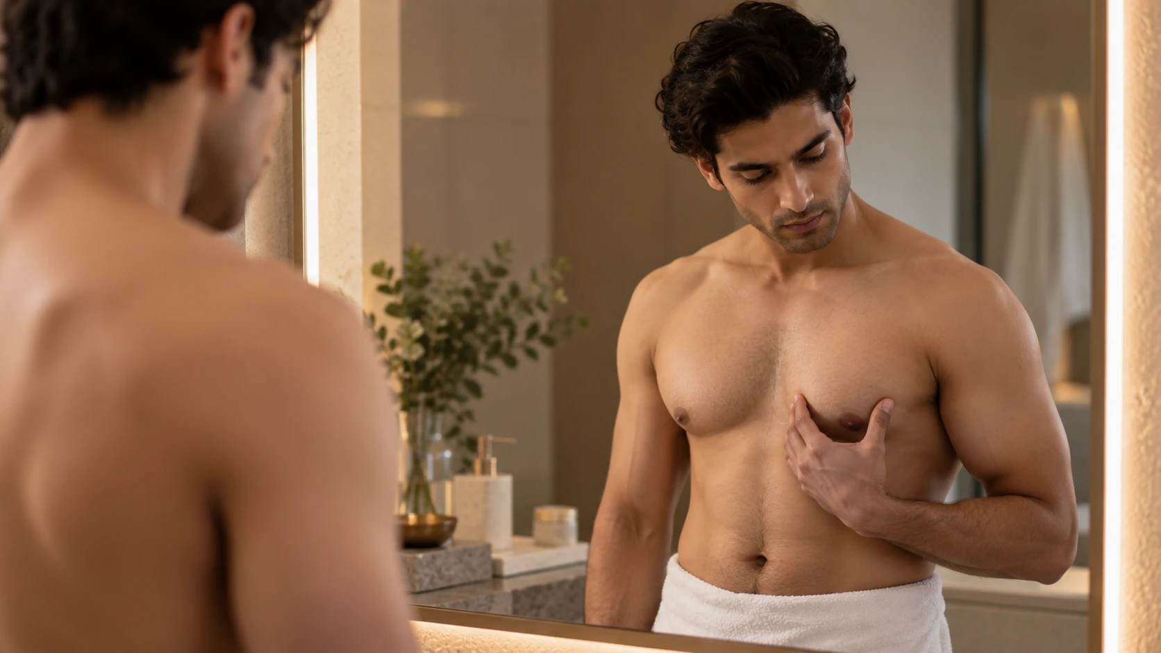 Gynecomastia grading consultation at House of Aetheria, Gurugram