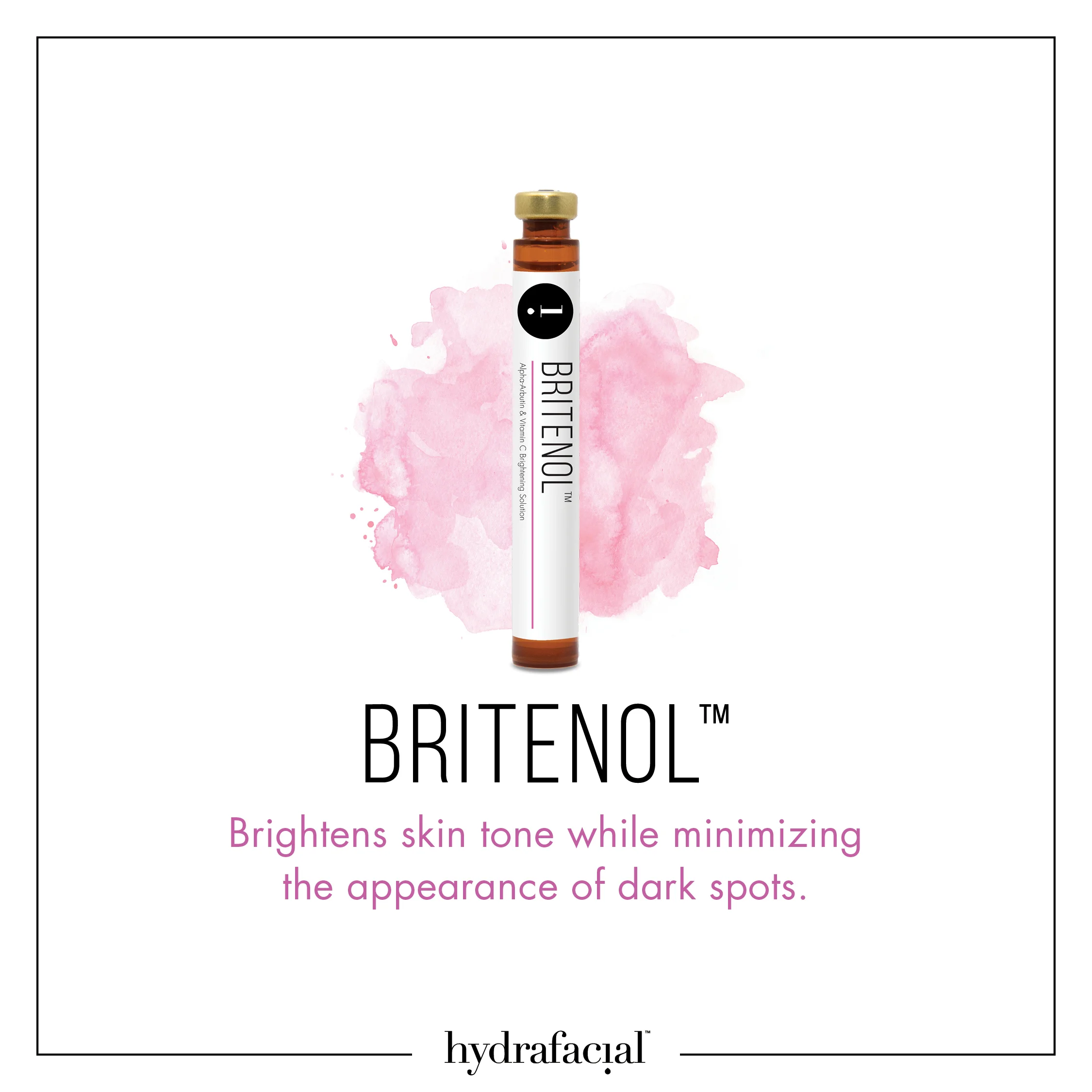 HydraFacial Britenol booster serum for post-acne pigmentation and dark spots