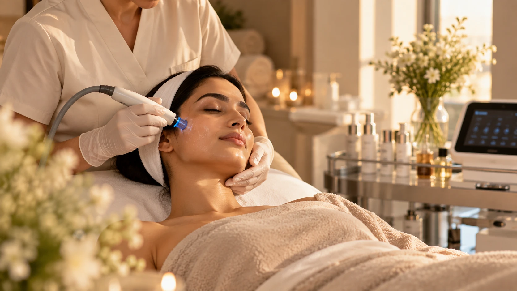 Karva Chauth skin and glow prep facial at House of Aetheria, Gurugram