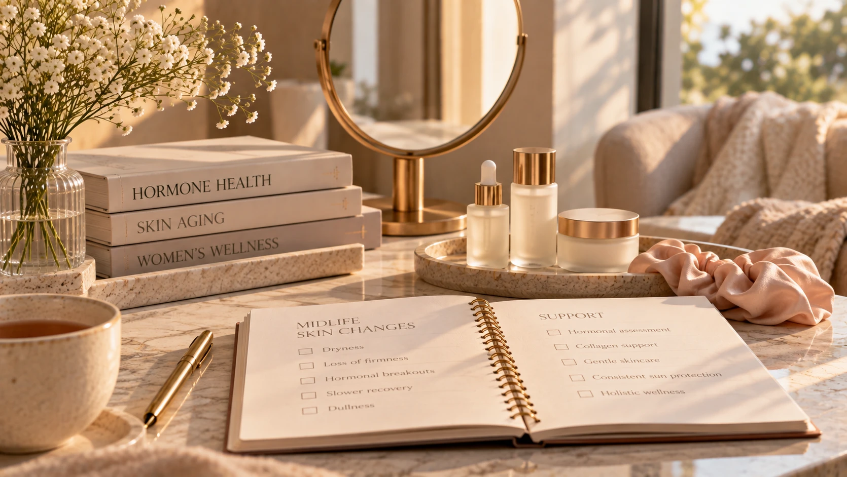 Midlife skin changes checklist at House of Aetheria, Gurugram
